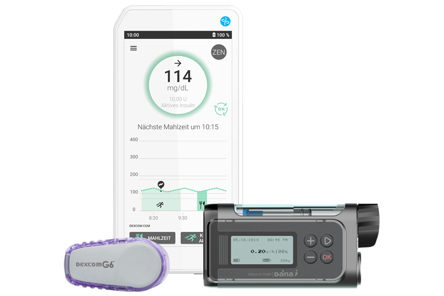 Dana-i mit DBLG1und dem Dexcom G6 als AID-System Dana-i mit DBLG1und dem Dexcom G6 als AID-System