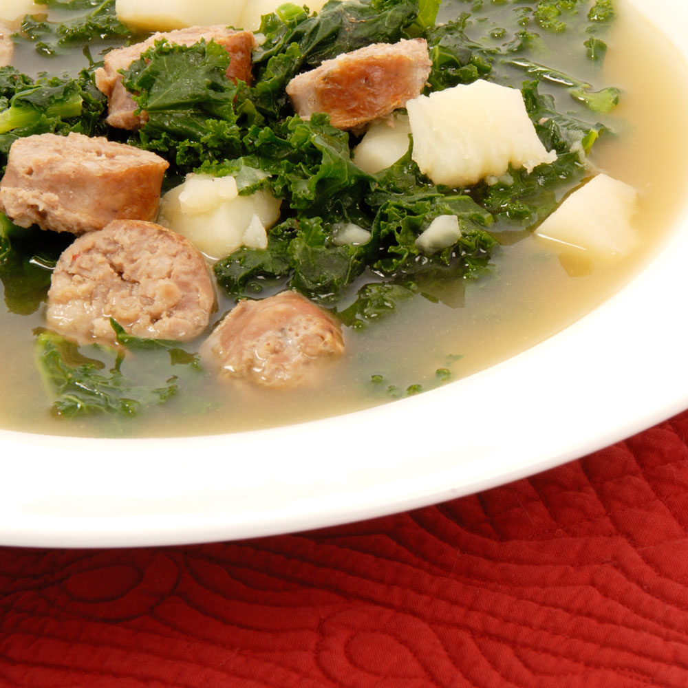 Grünkohl-Kartoffel-Suppe mit Chorizo Grünkohl-Kartoffel-Suppe mit Chorizo