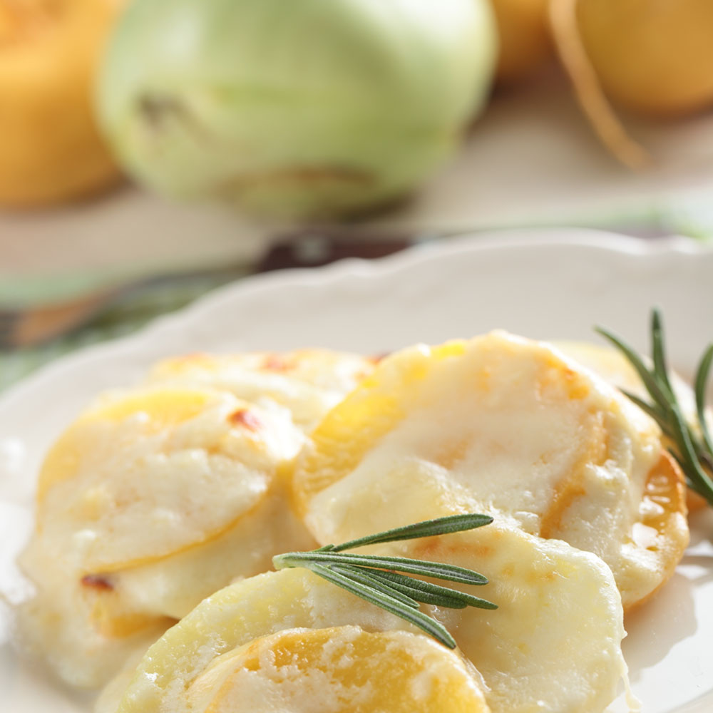 Kohlrabi Kartoffel Gratin Kohlrabi Kartoffel Gratin