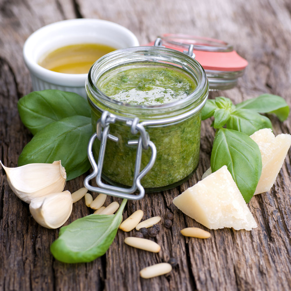 Rezept: Grünes Pesto Rezept: Grünes Pesto