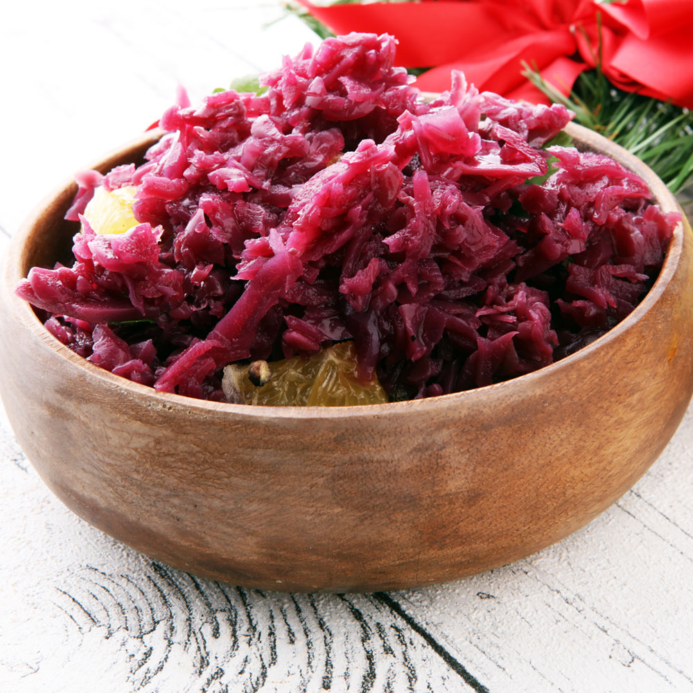 Quittenrotkohl mit Kumquats Quittenrotkohl mit Kumquats