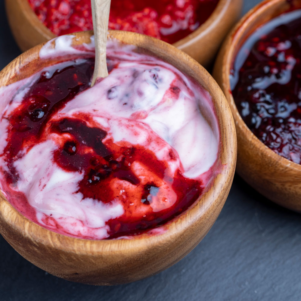 Rote Grütze mit Joghurtsauce Rote Grütze mit Joghurtsauce