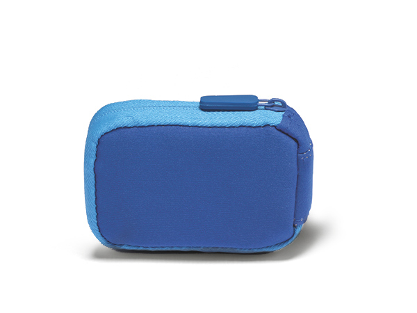 Neopren-Tasche mit Reißverschluß blau