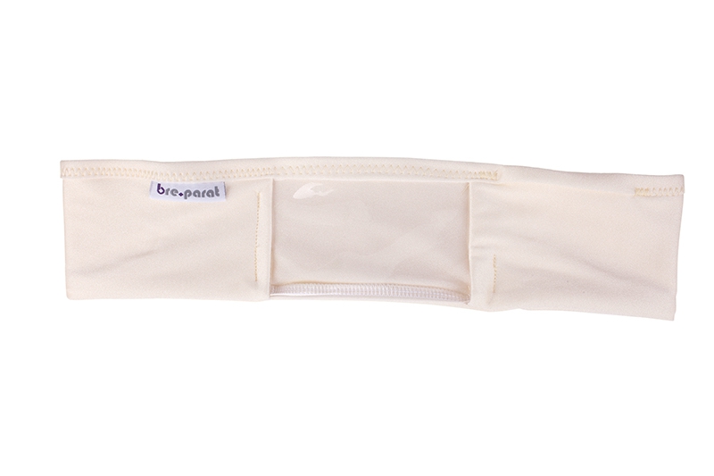 Bauchband mit Sichtfenster beige 55-59 cm