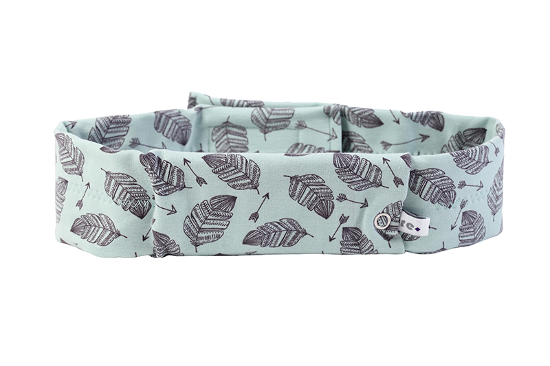 Sportband Federn grau 70-74cm