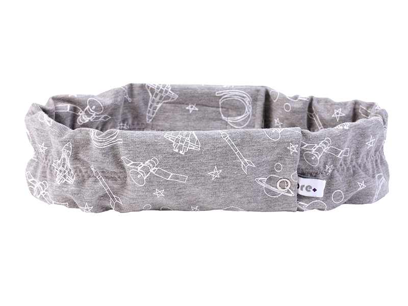 Sportband Weltall grau 60-64cm