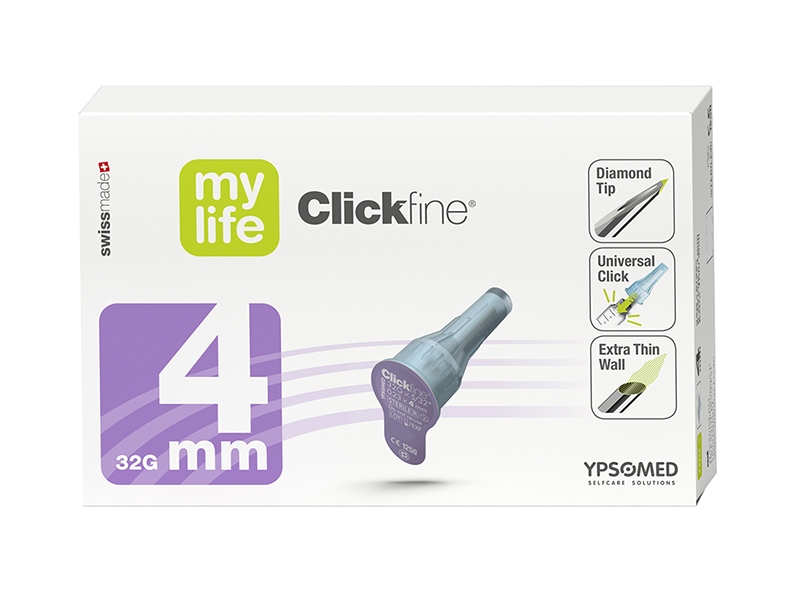 mylife Clickfine 4mm x 32G mit DiamondTip 100 Stück