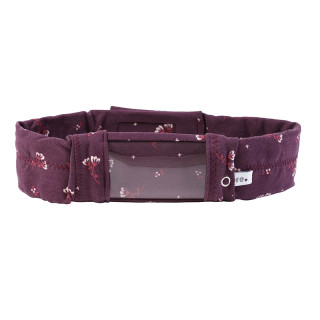 Sportband mit Sichtfenster Blüte beere 50-54 cm