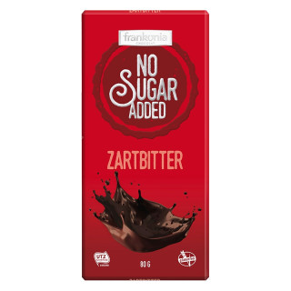 Zartbitter Schokolade No Sugar Added