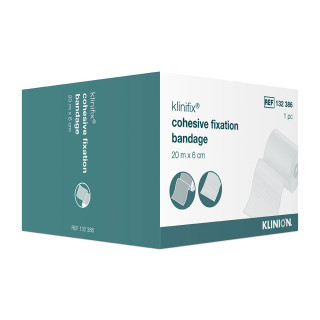 Klinifix Cohesive LF Fixierbinde 6 cm x 20 m