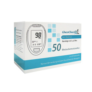 GlucoCheck XL Teststreifen 50 Stück