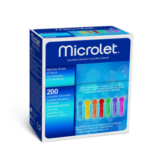 Microlet Lanzetten bunt 200 Stück