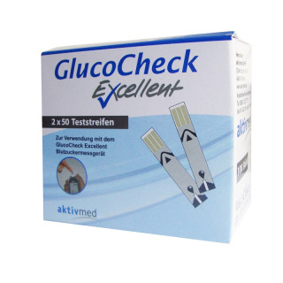GlucoCheck Excellent Teststreifen