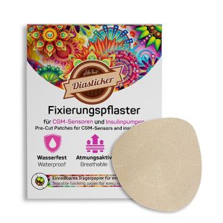 Overpatch Fixierungspflaster rund beige