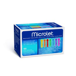 Microlet Lanzetten bunt 100 Stück