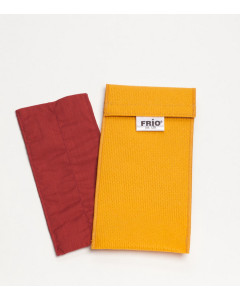 Frio-Kühltasche doppel 8 x 18 cm gelb