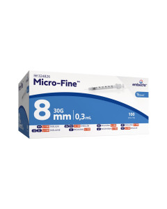 embecta Micro-Fine Insulinspritzen U100 0,30 x 8 mm, 0,3 ml