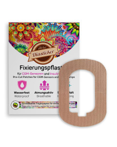 Fixierungspflaster für Accu-Chek Solo Beige
