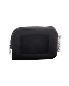 Pumpentasche Softshell mit Sichtfenster schwarz