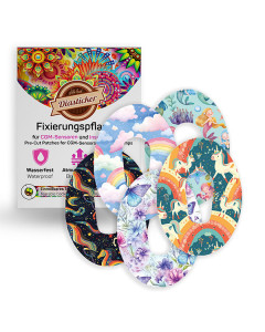 Diasticker Dexcom G6 Fixierpflaster Mix-Paket FAIRYTALE