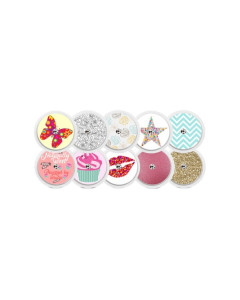 FreeStyle Libre Sticker bunt und Glitzer