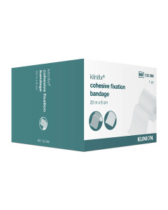 Klinifix Cohesive LF Fixierbinde 6 cm x 20 m