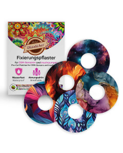 FreeStyle Libre 3 Fixierpflaster Mix-Paket Colorful