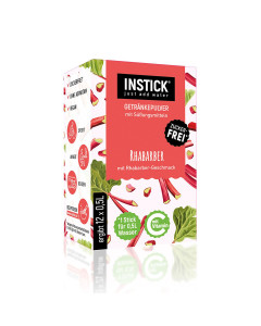 Zuckerfreies Instant-Getränk mit Rhabarber-Geschmack