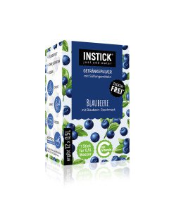 INSTICK Blaubeere Getränkepulver mit Süßungsmitteln