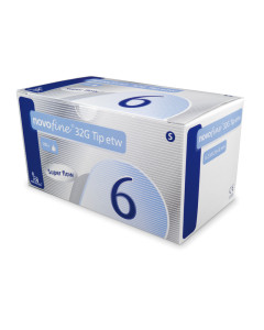 NovoFine 32G Tip 6,0mm x 0,25mm 100 Stück