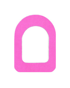 Omnipod Schmuck Tape Classic mit Loch pink