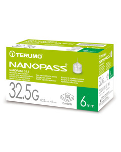 Nanopass Kanüle 32.5 G x 6 mm 100 Stück