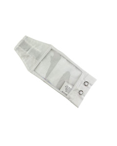 BH-Pumpentasche mit Sichtfenster weiß