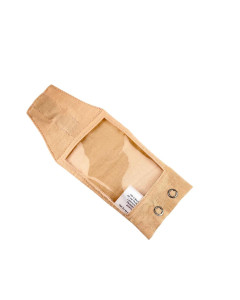 BH-Pumpentasche mit Sichtfenster beige