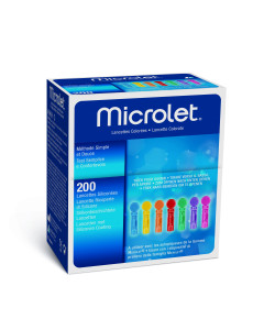 Microlet Lanzetten bunt 200 Stück