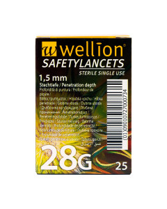 Wellion Safety Lancets 28 G Sicherheitslanzetten