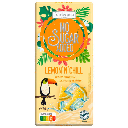 Weiße Schokolade Lemon ’n‘ Chill No Sugar Added