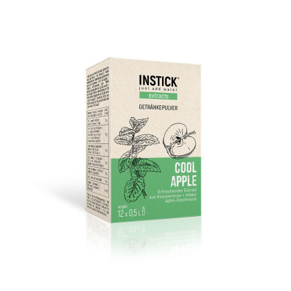 Instick Cool Apple f&uuml;r 12 x 0,5 L Getr&auml;nk zuckerfrei