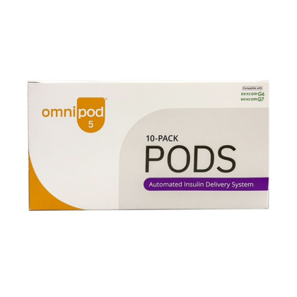 Omnipod 5 kompatibel mit Dexcom G6/G7 Pods 10 Stück