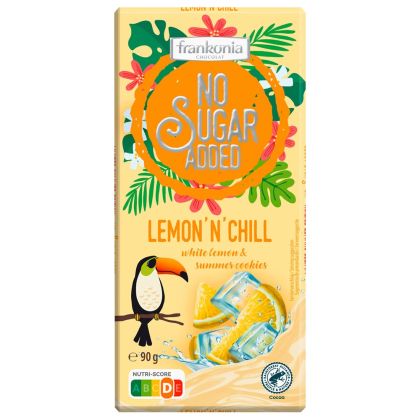 Weiße Schokolade Lemon ’n‘ Chill No Sugar Added