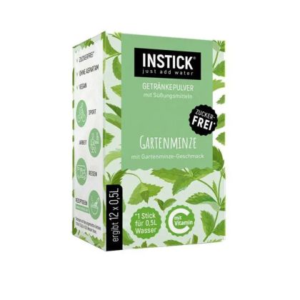 Instick Gartenminze Getränkepulver mit Süßungsmitteln