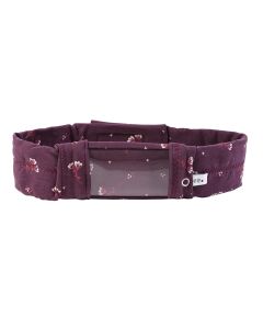 Sportband mit Sichtfenster Blüte beere 70-74cm