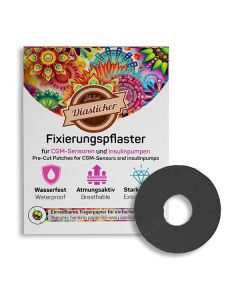 FreeStyle Libre 3 Fixierungspflaster Ring Schwarz