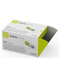 mylife SafetyLancets 28G 1,5 mm 100 Stück