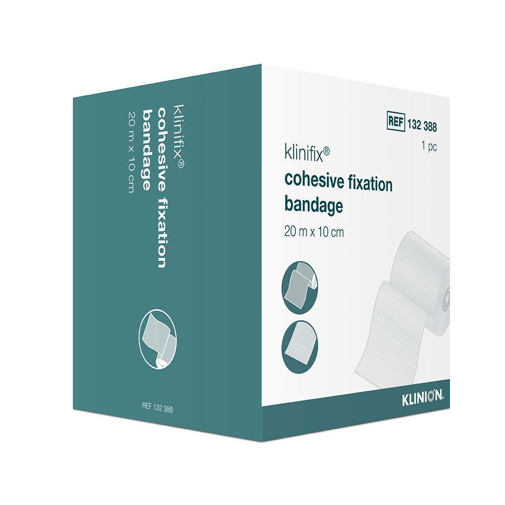Klinifix Cohesive LF Fixierbinde 10 cm x 20 m