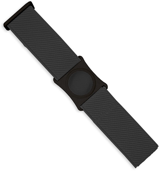 Freestyle Libre 3 Fixierband Schwarz mit Ring 35 - 45cm