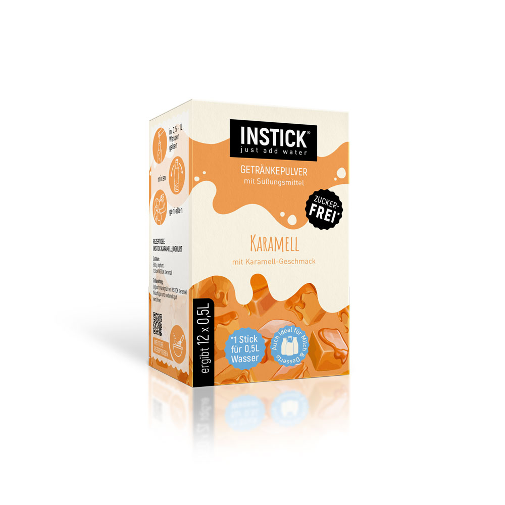 Instick Milchsorte Karamell 12 x 2 g