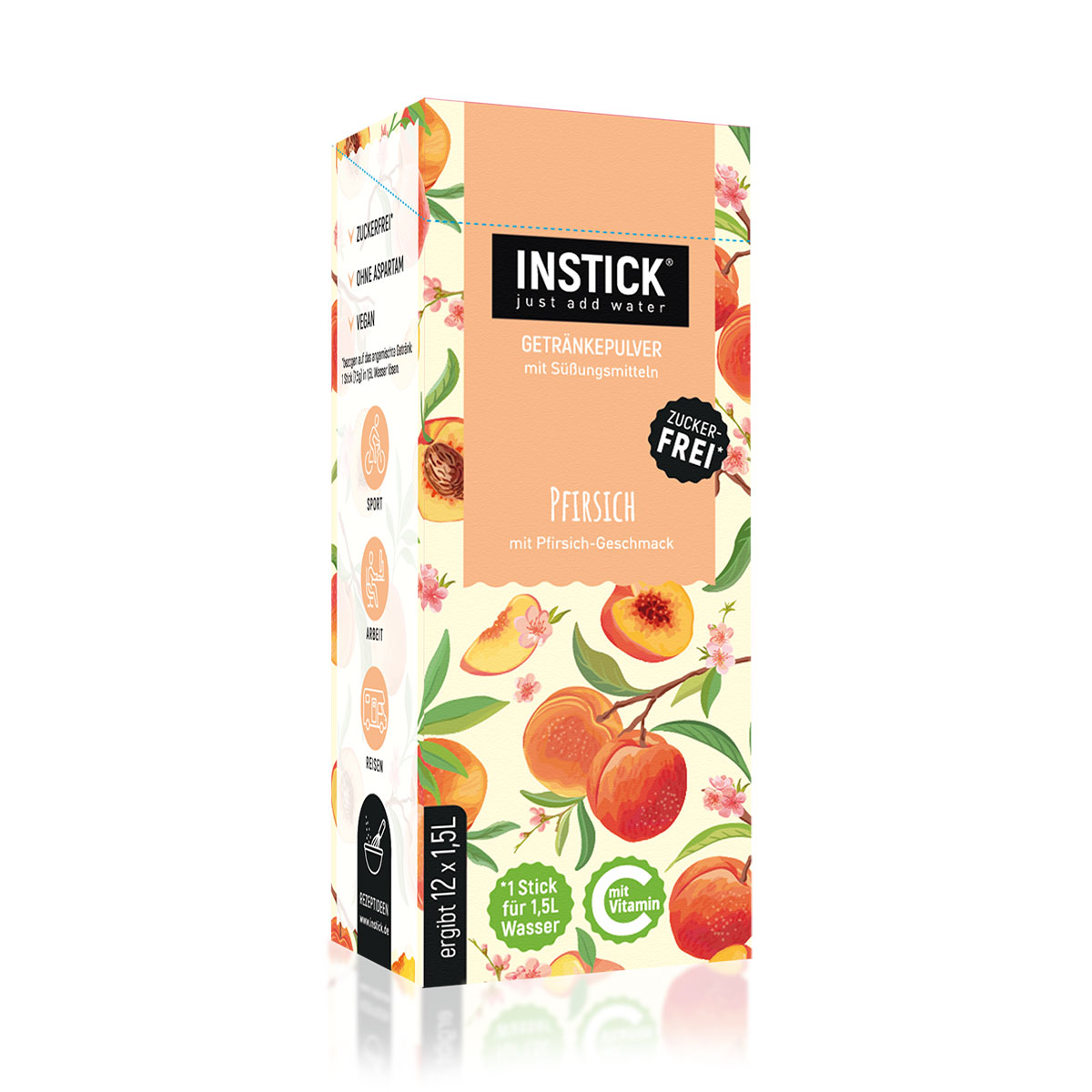 Instick Pfirsich 12 x 7,5 g