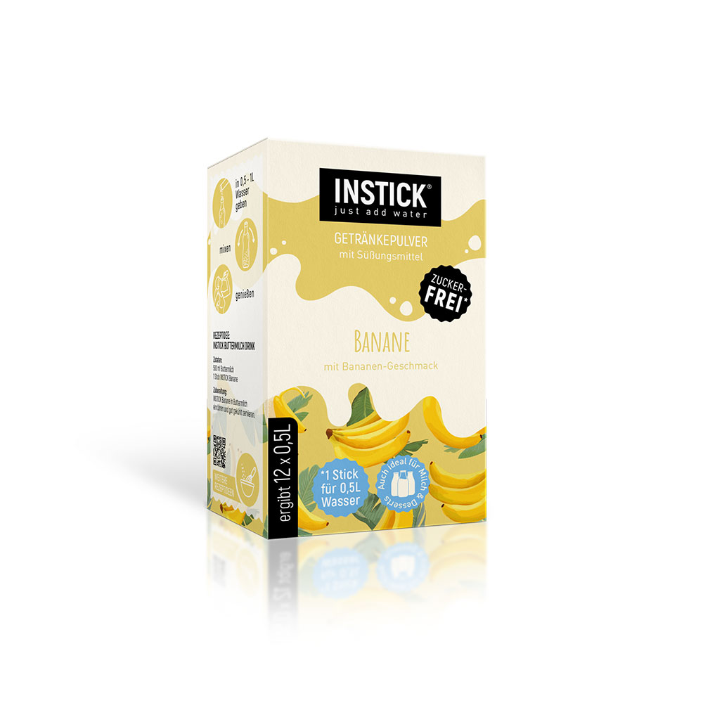 Instick Milchsorte Banane 12 x 2 g