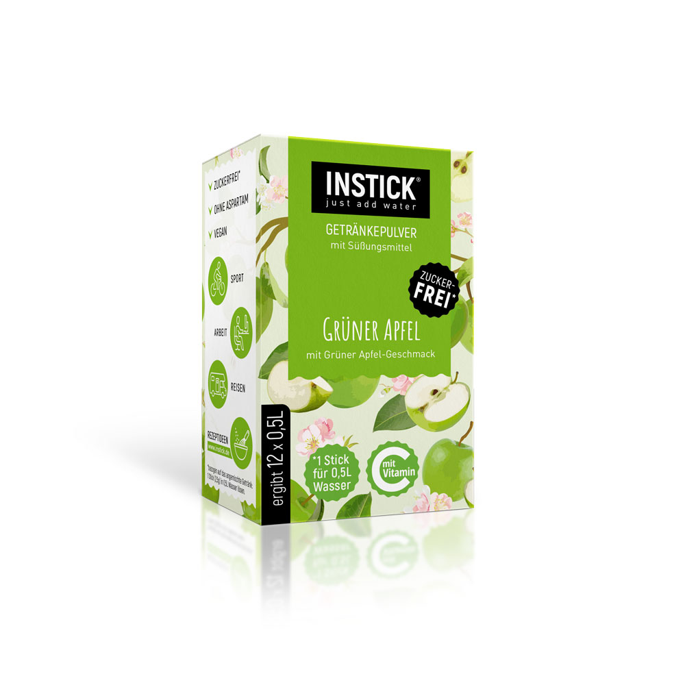 Instick Grüner Apfel 12 x 2,5 g